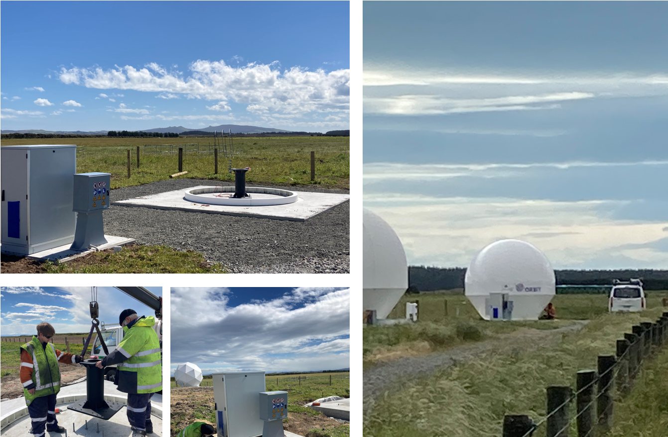 New Site Implemented In The Leaf Line Ground Station Network New 