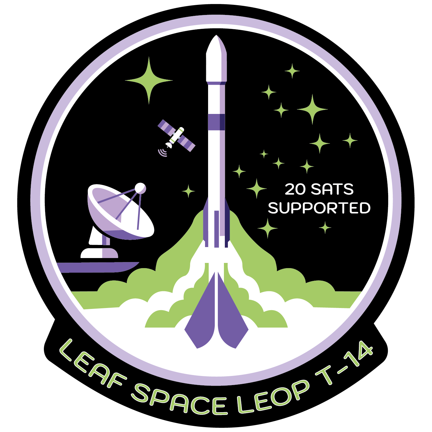 Leaf Space mission patch